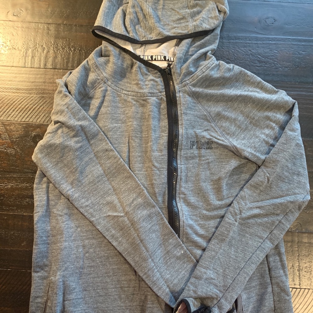 PINK zip up hoodie